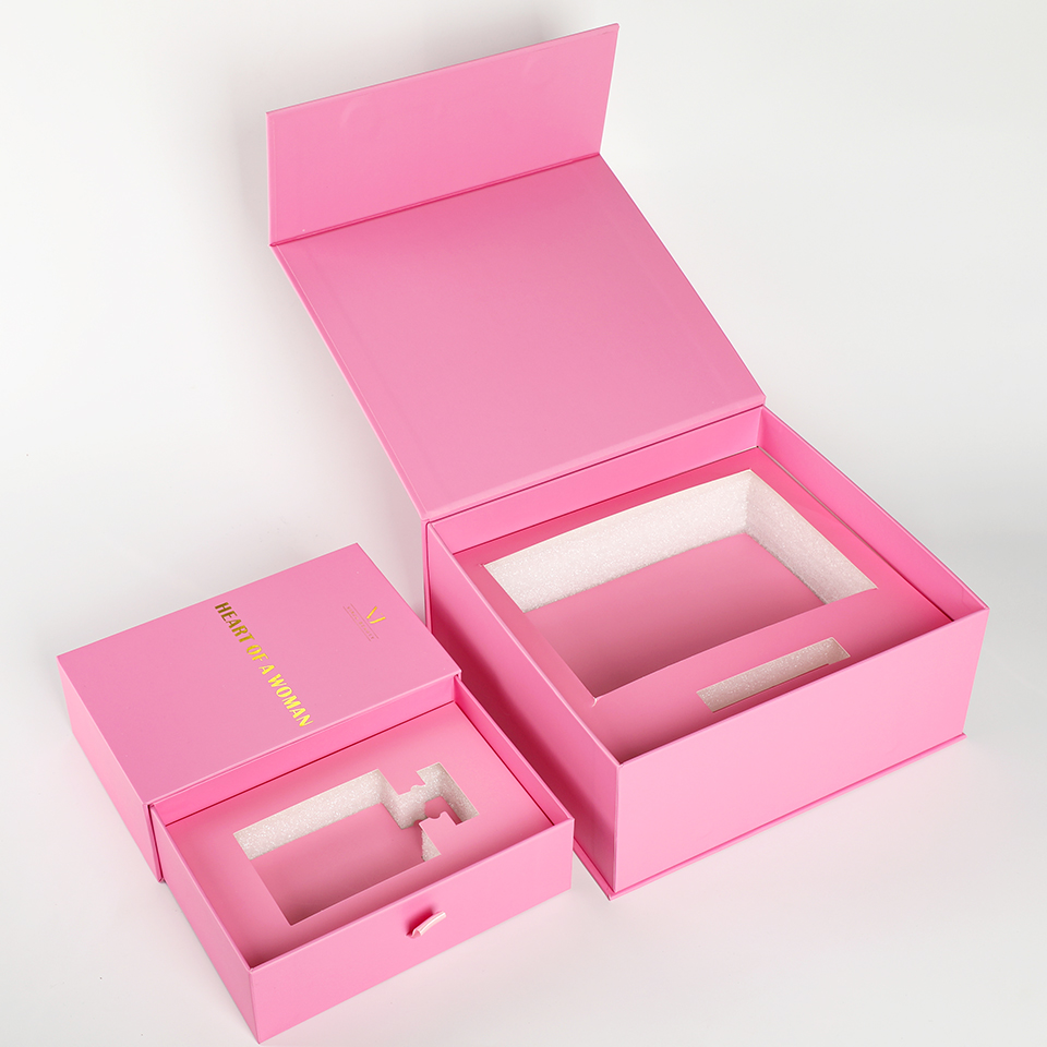 Luxury Skincare Gift Box - Luksusowe, różowe pudełko prezentowe na kosmetyki