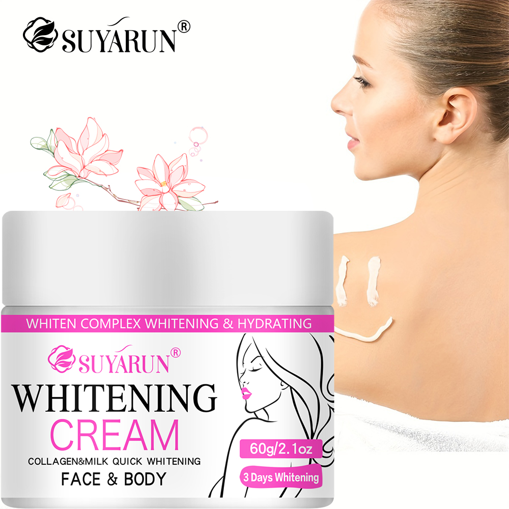 Luxury Skincare Gift Box - SUYARUN Świąteczny Zestaw Prezentowy: Rozjaśniający Krem