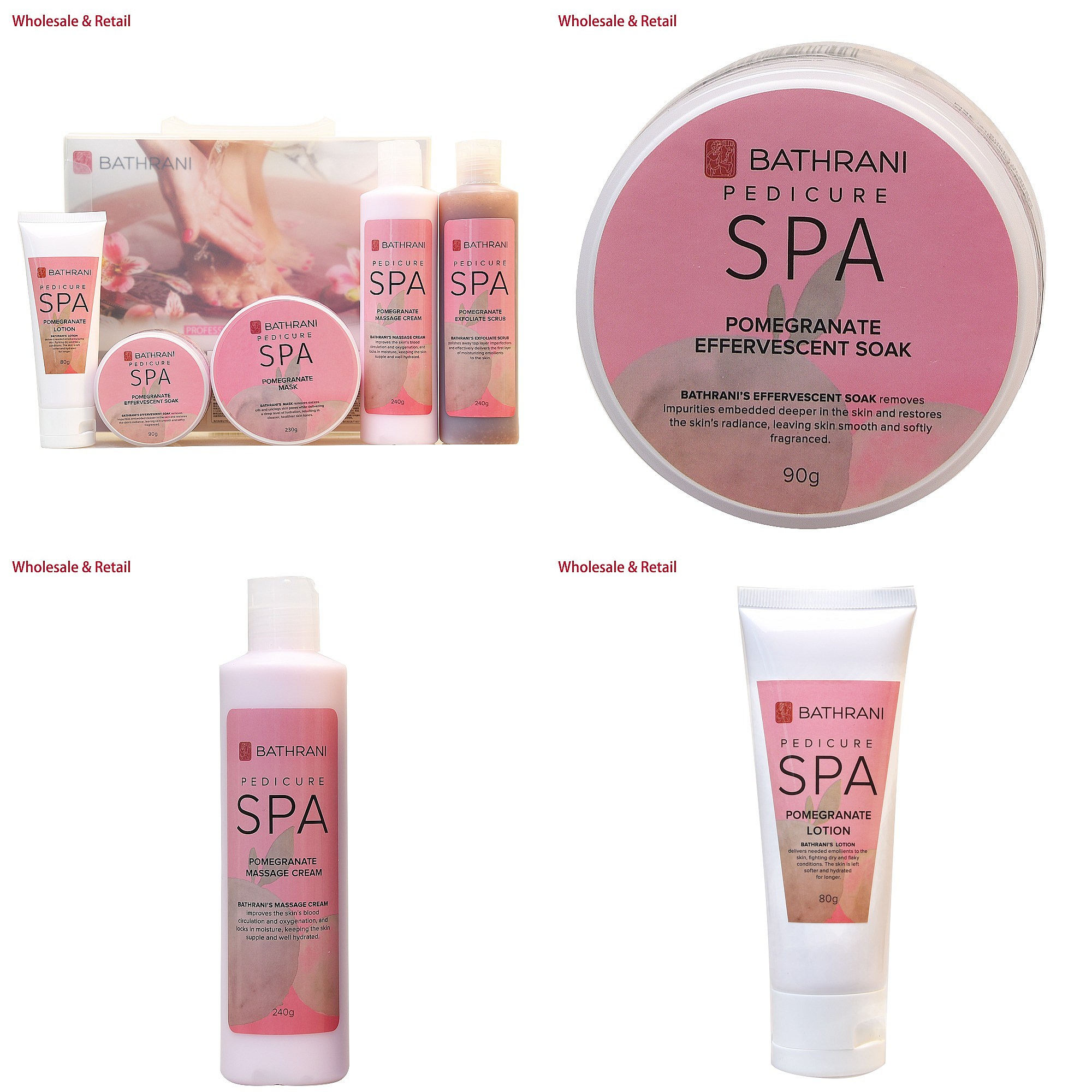 Luxury Skincare Kit - Zestaw do pedicure spa, 5-stopniowy system