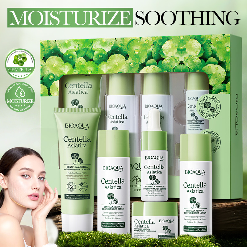 Luxury Skincare Kit - 5 sztuk/zestaw BIOAQUA Centella Asiatica Zestawy