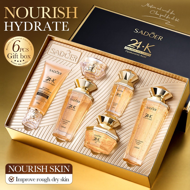 Luxury Skincare Kit - Zestaw do pielęgnacji skóry z kolagenem