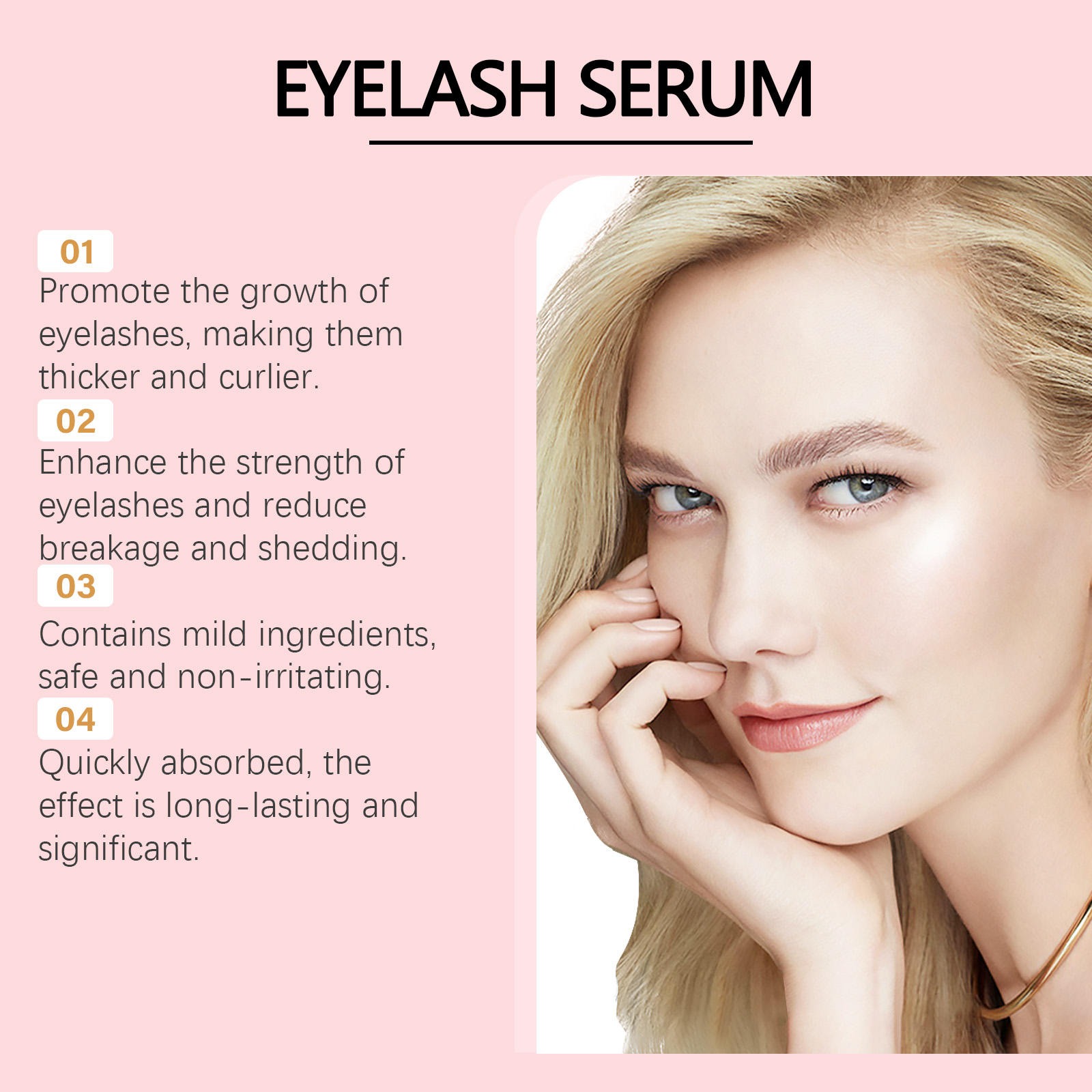 Serum do rzęs odżywiające, naw – Growth Factor Serum recenzja i cena