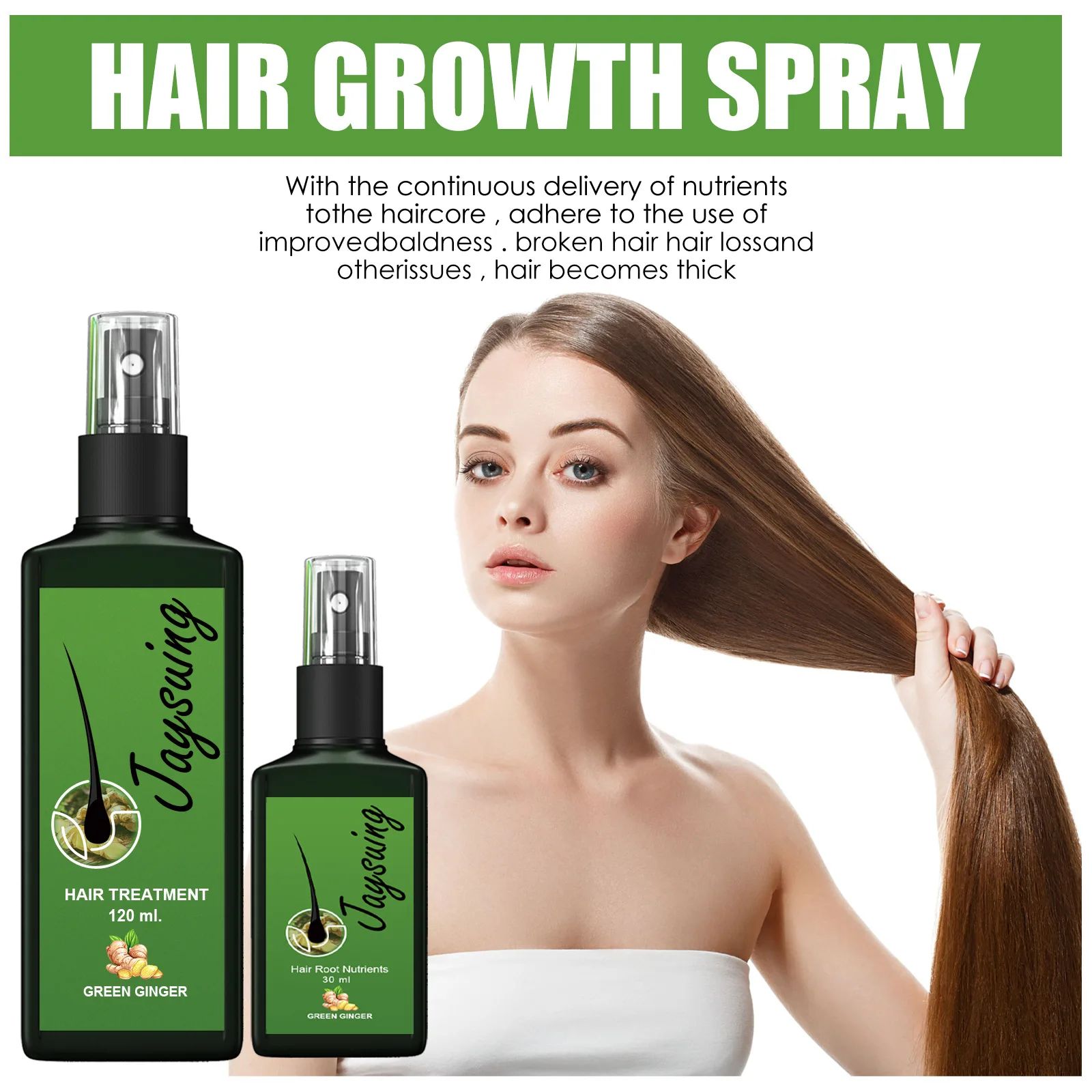 Spray na porost włosów imbir d – Growth Factor Serum recenzja i cena
